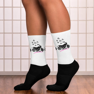 Biker Bride of Love Socks