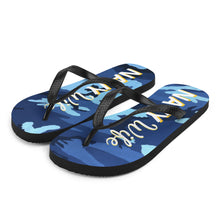 Load image into Gallery viewer, Navy Bride Flip-Flops
