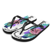 Load image into Gallery viewer, For the Love of Brides Bridesmaid Flip-Flops
