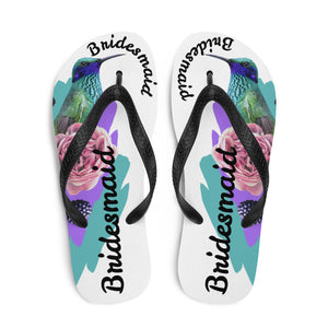 For the Love of Brides Bridesmaid Flip-Flops